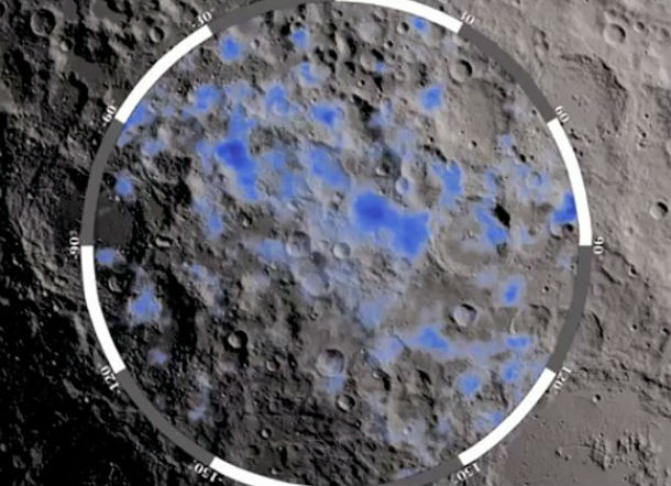 Lunar Reconnaissance Orbiter finds strong indications of frozen water on the Moon