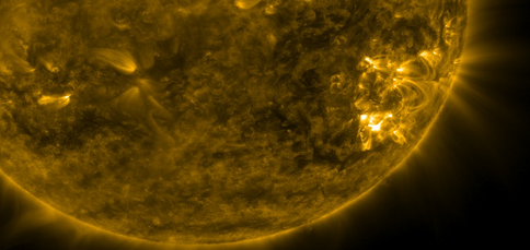 Moderate solar flare reaching M1.3 erupted from Region 1762