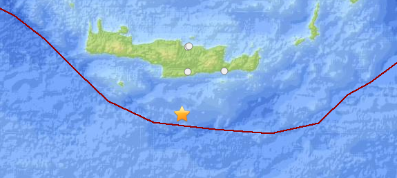 Strong earthquake M 6.2 struck south of Crete, Greece – Numerous aftershocks recorded