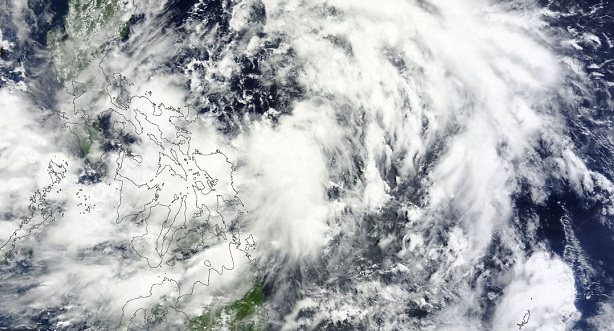 New tropical depression developed east of Philippines