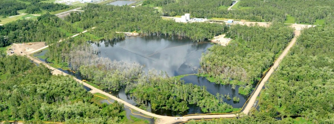 Waves recorded at Louisiana sinkhole which is now more than 500 feet (150 meters) deep