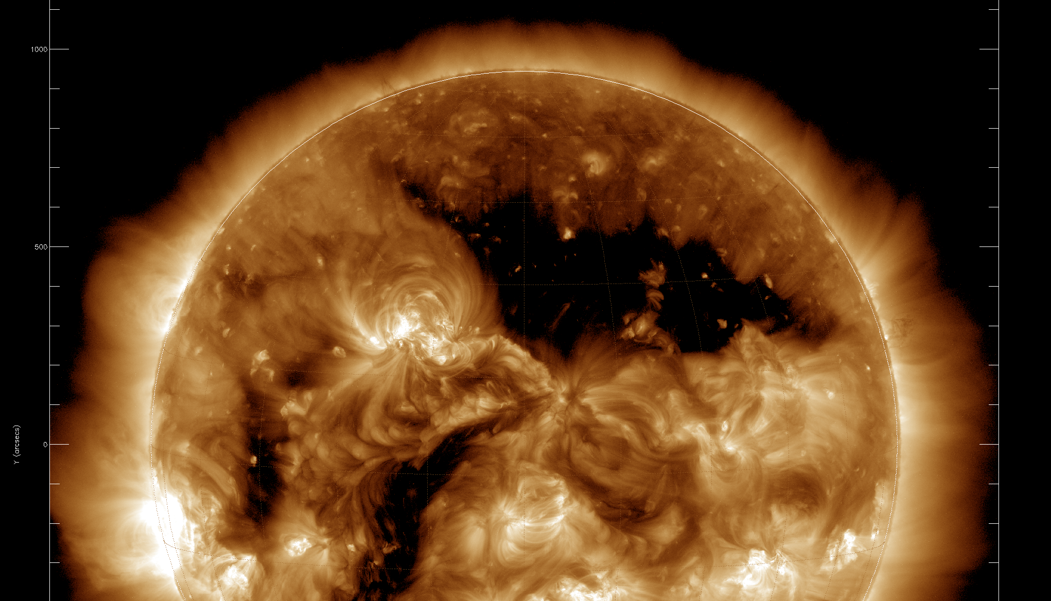 million-kilometers-long-coronal-hole-appeared-in-the-sun-s-northern-hemisphere