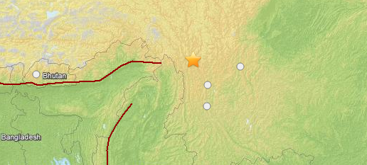 Shallow earthquake struck Yunnan, Shangri-La County – China