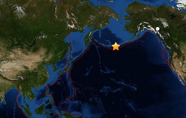 Strong M 6.0 earthquake near Andreanof Islands, Alaska