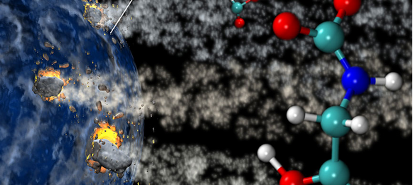 Cometary collisions as source of life on Earth