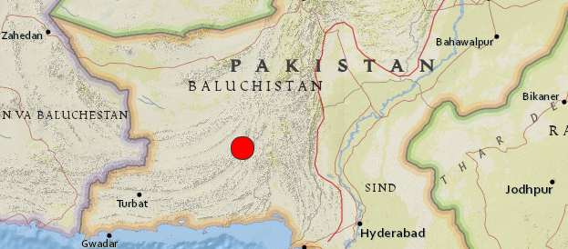 Massive and very dangerous earthquake magnitude 7.7 struck Pakistan