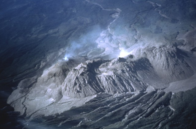 Violent eruption and series of major pyroclastic flows at Santa Maria, Guatemala