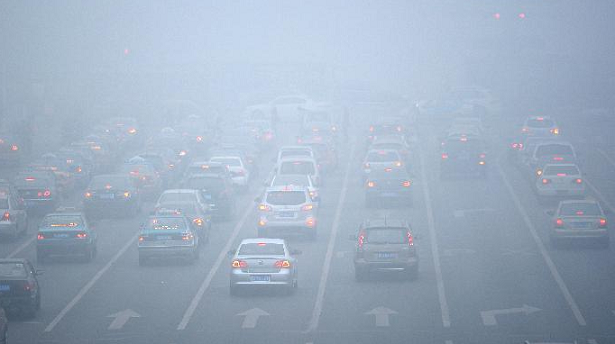 Air pollution in northeastern China reached hazardous levels