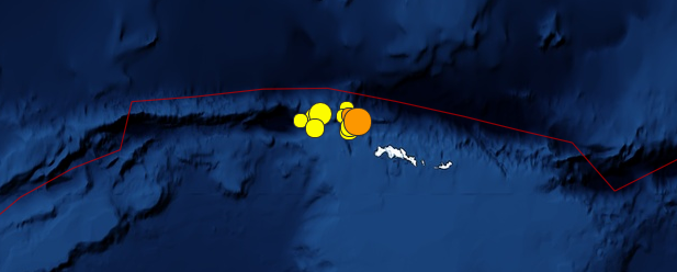 Massive and shallow M 7.8 earthquake struck near South Orkney Island, Scotia Sea