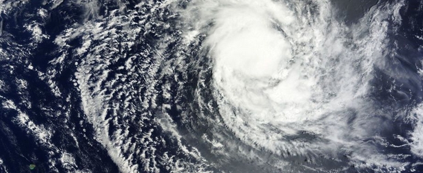 Newborn Tropical Cyclone Amara strengthening as it nears La Reunion island