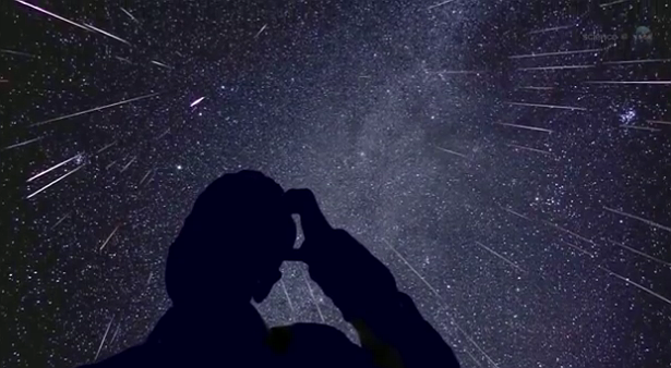 Geminid meteor shower peaks around December 13/14, 2013