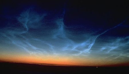 Noctilucent clouds season has begun in southern hemisphere