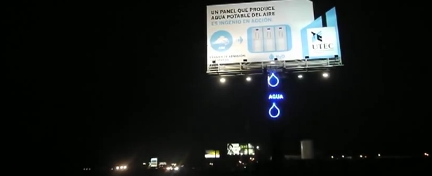 Creating water out of thin air – Ingenious billboard helps alleviate drinking water shortages