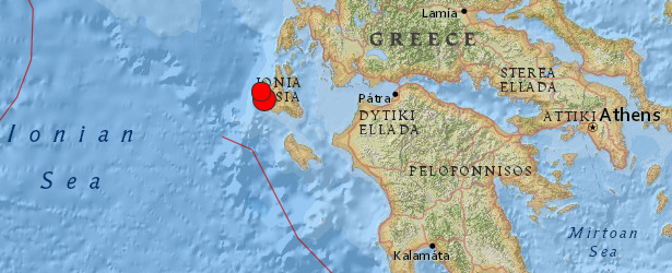Strong and shallow M 6.1 earthquake struck island of Cephalonia, Greece