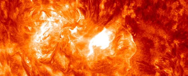 Moderate solar activity continues – big sunspot delivers goodies