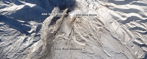 New lava dome and powerful eruption of Shiveluch, Kamchatka