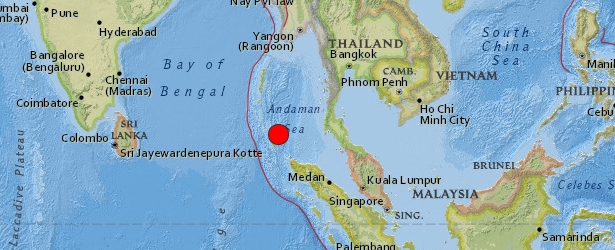 Very strong and shallow M 6.5 earthquake struck Nicobar Islands, India