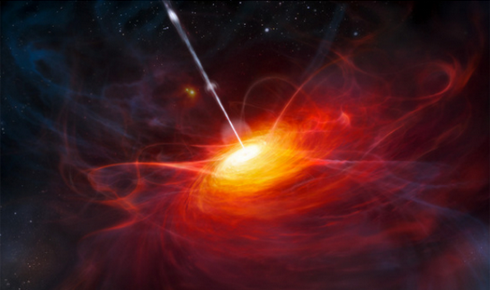 Supermassive black hole at the center of cosmology