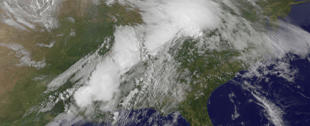 GOES animation of the U.S. tornadoes from April 27 – 28, 2014