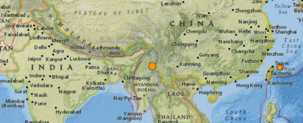 Strong and shallow earthquake M6.1 struck China – Myanmar border region