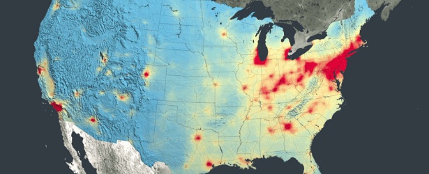 New images highlight U.S. air quality improvement