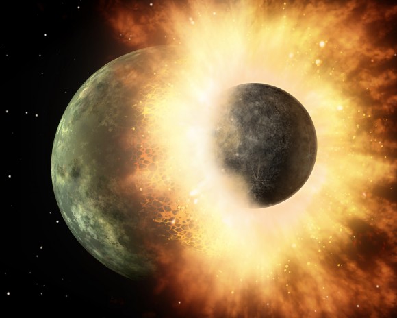 New research finds evidence of catastrophic collision of the proto-Earth with a Mars-sized body