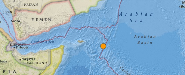 Strong and shallow M6.0 earthquake hit off the coast of Yemen