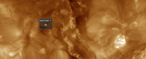 Filament eruption creates canyon of fire, Earth directed CME