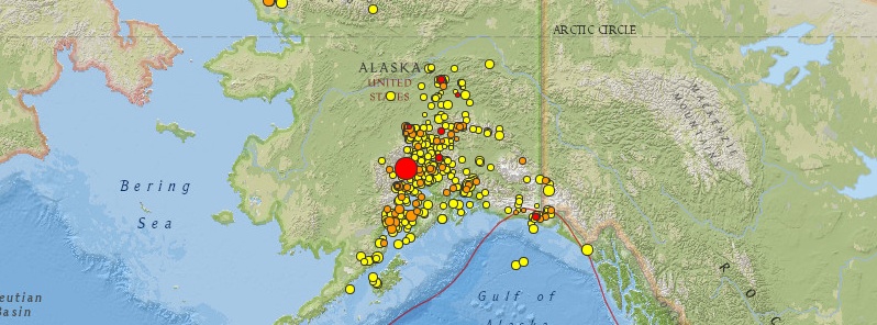 Very strong earthquake M6.2 rattles Alaska, USA