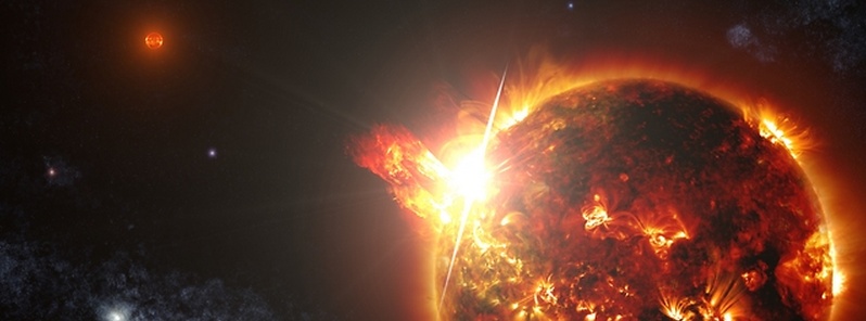 Swift observes mega flares from a mini star