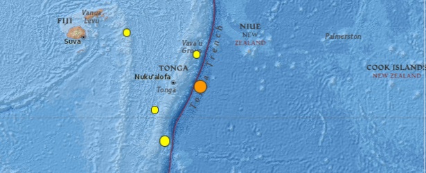 Strong and shallow M6.0 earthquake hit Tonga