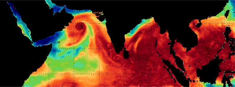 Tropical Cyclone “Nilofar” reached its peak intensity