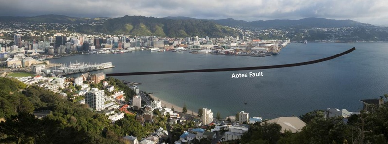 New active fault found in Wellington Harbour, New Zealand