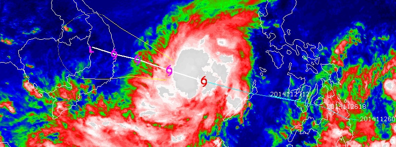 Tropical Storm “Sinlaku” leaves Philippines, heads toward Vietnam, Cambodia