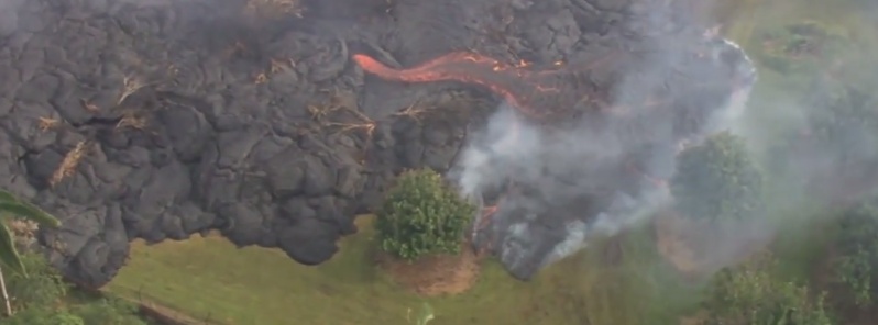 Kilauea eruption and lava flow update, Hawaii