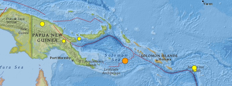 M6.1 earthquake registered in D’entrecasteaux Islands region, PNG
