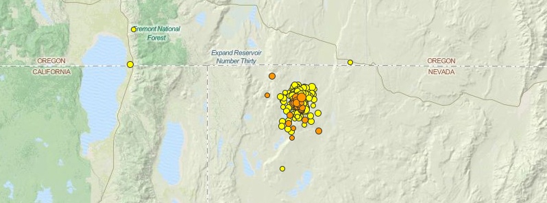Intense earthquake swarm in Nevada continues with M4.6 on November 13