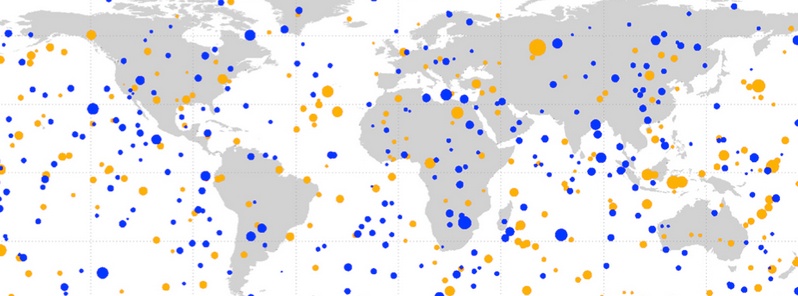 Newly released map shows frequency of small asteroid impacts