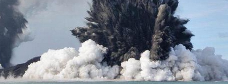 Large eruption of Tonga’s active undersea volcano Hunga Tonga-Hunga Haʻapai