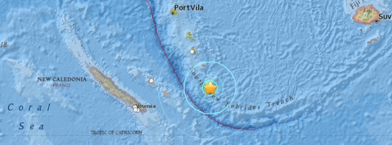 Strong and shallow M6.3 earthquake hits southeast of Loyalty Islands, New Caledonia