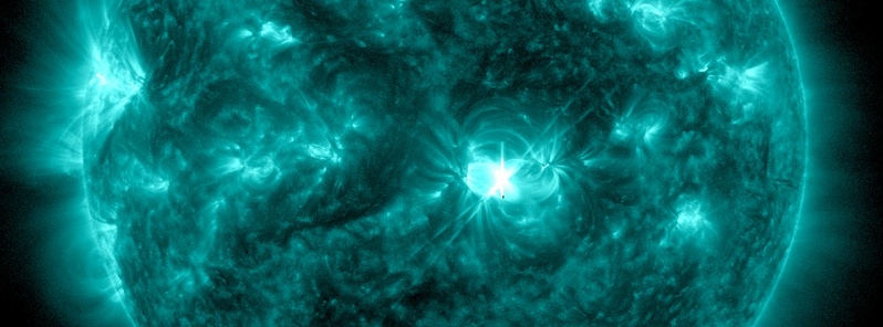 Moderately strong M2.1 solar flare erupts from Region 2268
