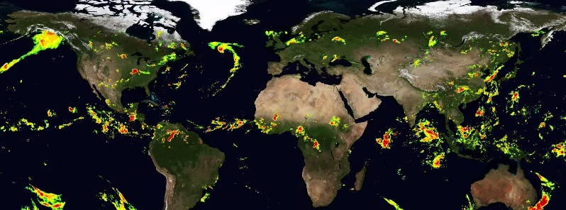 First global rainfall and snowfall map from GPM released