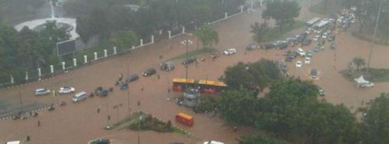 Jakarta flooded as peak rainy season approaches, Indonesia