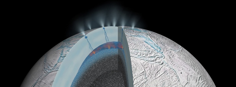 Saturn’s moon Enceladus exhibits signs of hydrothermal activity