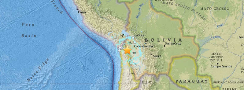 Very strong and deep M6.4 earthquake hits Tarapaca, Chile