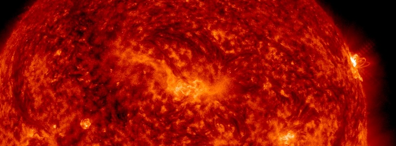 Numerous M-class flares and CMEs off the northwestern limb
