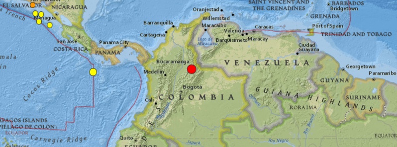 Strong M6.2 earthquake registered in northern Colombia