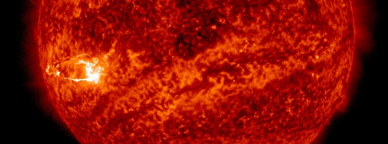 Increased solar activity continues, Region 2297 crackling with solar flares