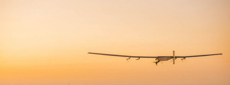 Solar-powered plane takes off on a historic round-the-world flight