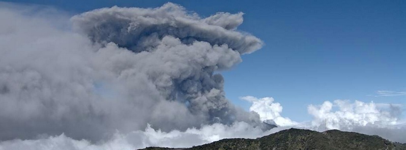 Strong eruption of Turrialba prompts evacuations, causes flight disruptions, Costa Rica